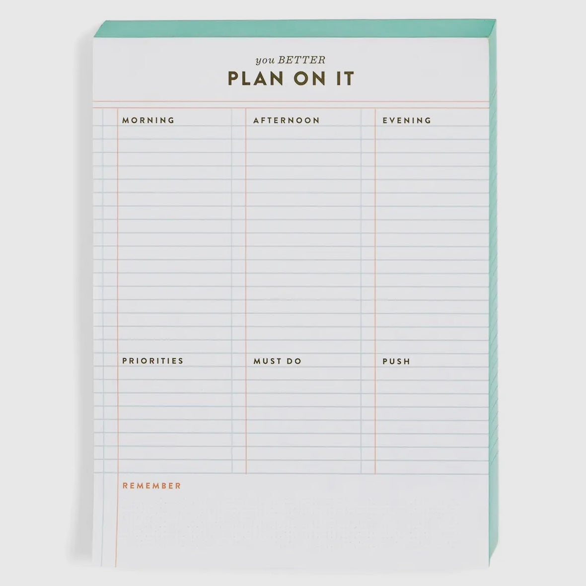 Plan On It Notepad