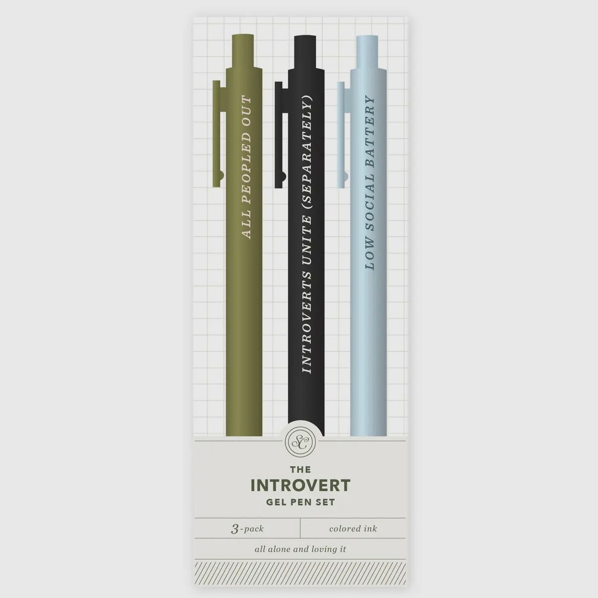 The Introvert Pen Set